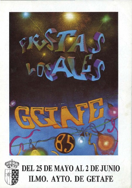 Fiestas patronales en honor a Nuestra Señora de los Ángeles 1985 Getafe